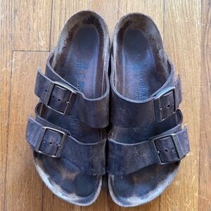 Arizona Birkenstock Brown Leather size 38